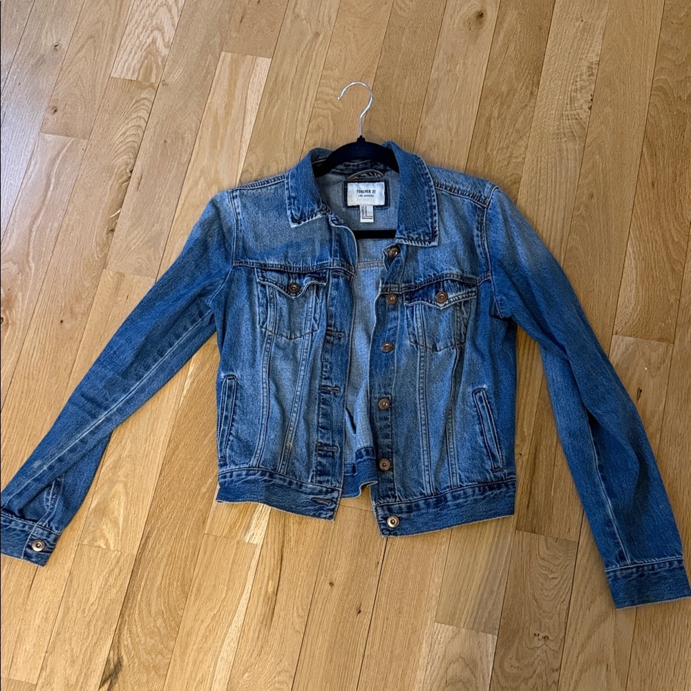 Forever 21 Classic Blue Jean Jacket